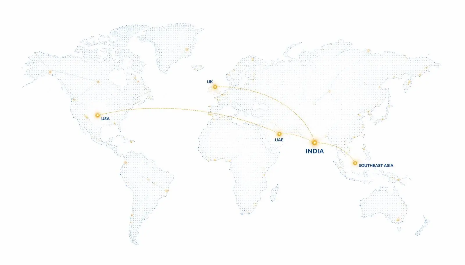 Global reach map